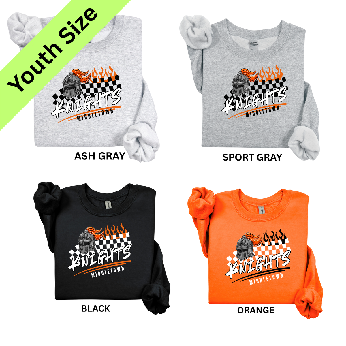 Youth Knights Flames and Check